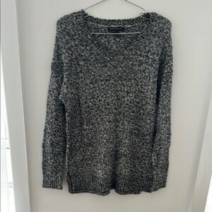Banana Republic Charcoal V-Neck Sweater